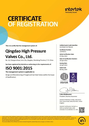 ISO9001 System Certification